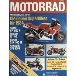 Das Motorrad Nr.21 / 12 Oktober 1983 - Honda VF 1000 R