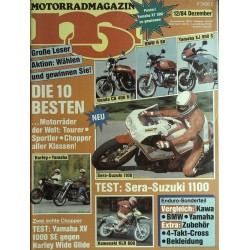 MO Heft 12 / Dezember 1984 - Die 10 Besten Motorräder