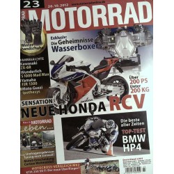 Motorrad Nr.23 / 26 Oktober 2012 - Neue Honda RCV
