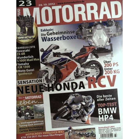 Motorrad Nr.23 / 26 Oktober 2012 - Neue Honda RCV