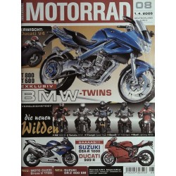 Motorrad Nr.8 / 1 April 2005 - Exklusiv BMW-Twins