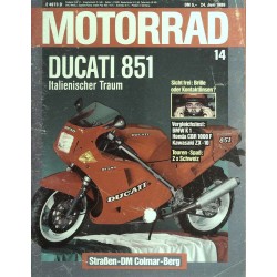 Das Motorrad Nr.14 / 24 Juni 1989 - Ducati 851