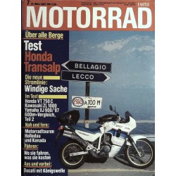 Motorrad Nr.7 / 21 März 1987 - Test Honda Transalp