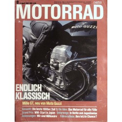 Motorrad Nr.8 / 4 April 1987 - Moto Guzzi Mille GT