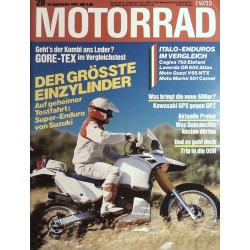 Motorrad Nr.20 / 19 September 1987 - Der grösste Einzylinder