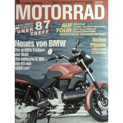 Motorrad Nr.19 / 5 September 1987 - BMW K 100