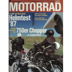 Motorrad Nr.11 / 16 Mai 1987 - 750er Chopper