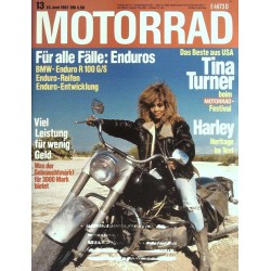 Motorrad Nr.13 / 13 Juni 1987 - Tina Turner beim Festival