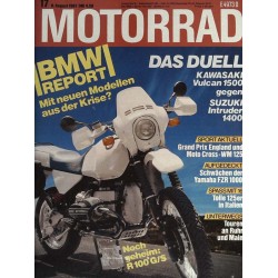 Motorrad Nr.17 / 8 August 1987 - BMW Report