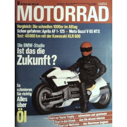 Motorrad Nr.9 / 16 April 1987 - Die BMW Studie