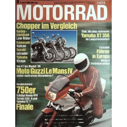 Motorrad Nr.9 / 5 April 1986 - Moto Guzzi Le Mans IV