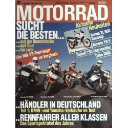 Motorrad Nr.21 / 4 Oktober 1986 - Die besten