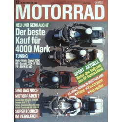 Motorrad Nr.12 / 31 Mai 1986 - Neu und Gebraucht