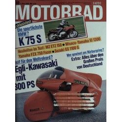 Motorrad Nr.10 / 3 Mai 1986 - Egli Kawasaki mit 300 PS