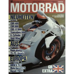Motorrad Nr.16 / 26 Juli 1986 - Honda Neuheiten