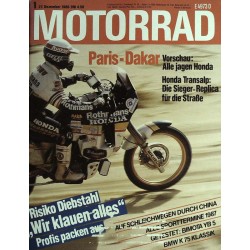Motorrad Nr.1 / 27 Dezember 1986 - Paris Dakar