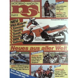 MO Heft 8 / August 1986 - Kawasaki GPX 750 R