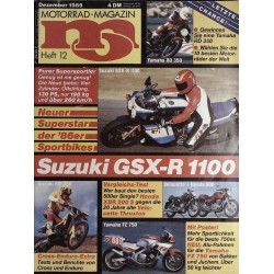 MO Heft 12 / Dezember 1985 - Suzuki GSX-R 1100