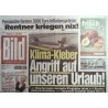 Bild Zeitung Freitag, 14 Juli 2023 - Klima Kleber