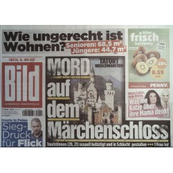 Bild Zeitung Freitag, 16 Juni 2023 - Tatort Neuschwanstein