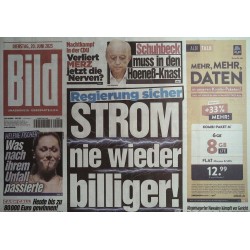 Bild Zeitung Dienstag, 20...