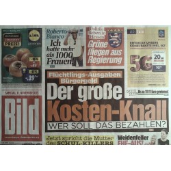 Bild Zeitung Samstag, 11 November 2023 - Kosten Knall