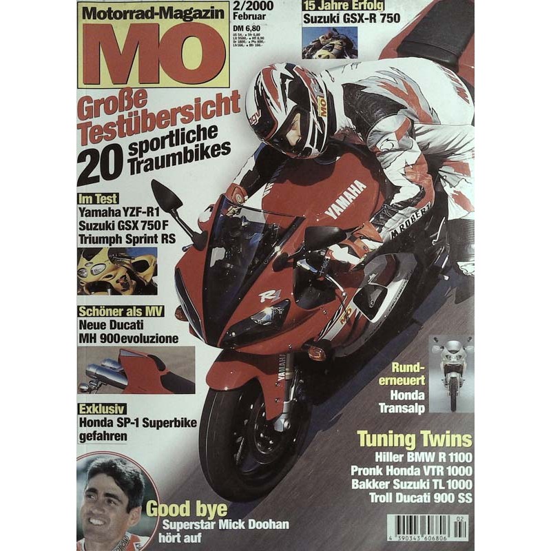 MO Heft 2 / Februar 2000 - Yamaha YZF-R1