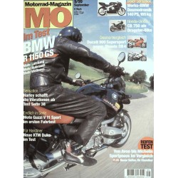 MO Heft 9 / September 1999 - Im Test BMW R 1150 GS