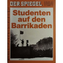 Der Spiegel Nr.17 / 22 April 1968 - Studenten auf den Barrikaden