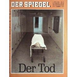 Der Spiegel Nr.14 / 1 April 1968 - Der Tod