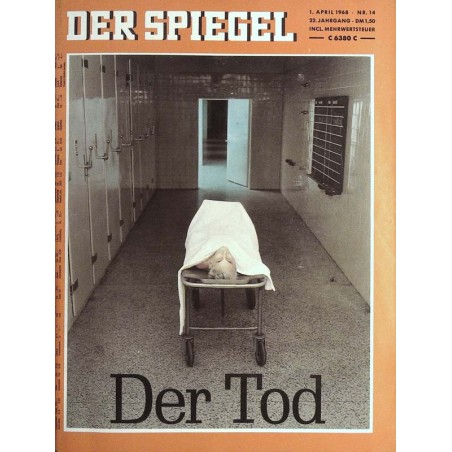 Der Spiegel Nr.14 / 1 April 1968 - Der Tod