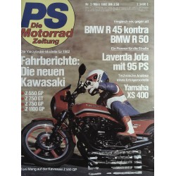 PS Die Motorrad Zeitung Heft 3 - März 1982 - Kawasaki Z 550 GP