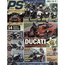 PS Die Motorrad Zeitung 11 - Nov 2007 - Ducati Desmosedici RR