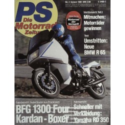 PS Die Motorrad Zeitung Heft 1 - Januar 1981 - BFG 1300 Four