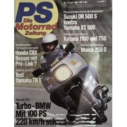 PS Die Motorrad Zeitung Heft 6 - Juni 1981 - Turbo BMW