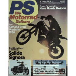 PS Die Motorrad Zeitung Heft 1 - Januar 1980 - Yamaha Cross