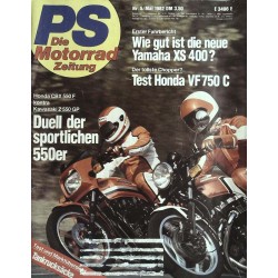 PS Die Motorrad Zeitung 5 - Mai 1982 - Sportlichen 550er