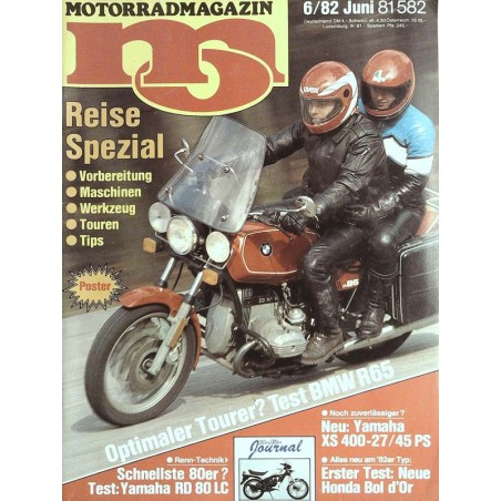 MO Heft 6 / Juni 1982 - Test BMW R65