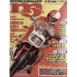 MO Heft 9 / September 1982 - Honda gegen Yamaha