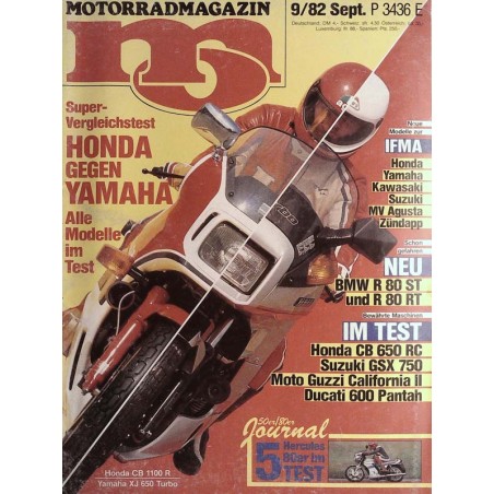 MO Heft 9 / September 1982 - Honda gegen Yamaha