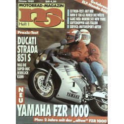 MO Heft 1 / Januar 1989 - Yamaha FZR 1000