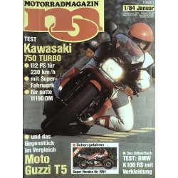 MO Heft 1 / Januar 1984 - Kawasaki 750 Turbo