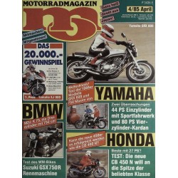 MO Heft 4 / April 1985 - Yamaha SRX 600