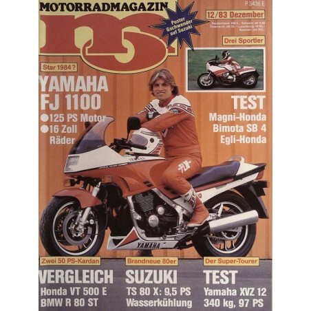 MO Heft 12 / Dezember 1983 - Yamaha FJ 1100