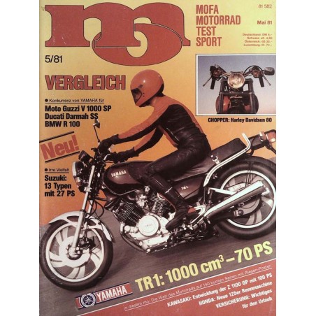 MO Heft 5 / Mai 1981 - Yamaha TR1