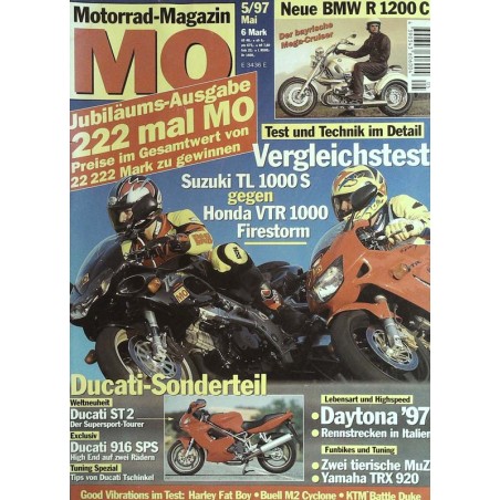 MO Heft 5 / Mai 1997 - Suzuki gegen Honda