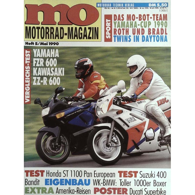 MO Heft 5 / Mai 1990 - Vergleich Yamaha vs. Kawasaki