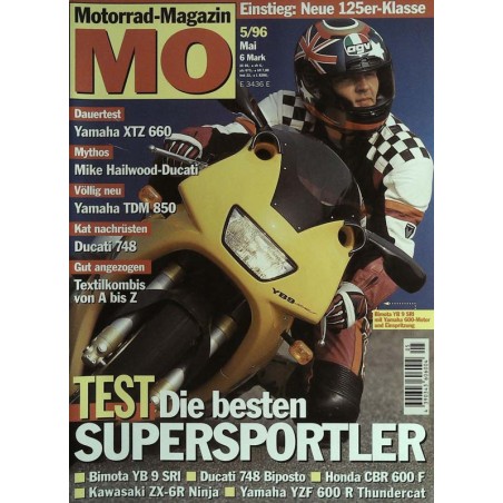 MO Heft 5 / Mai 1996 - Bimota YB 9 SR1 mit Yamaha