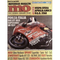 MO Heft 7 / Juli 1991 - Ducati 888 Superbike