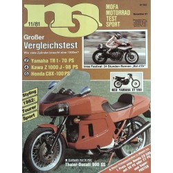 MO Heft 11 / November 1981 - Styling Tourer Sport